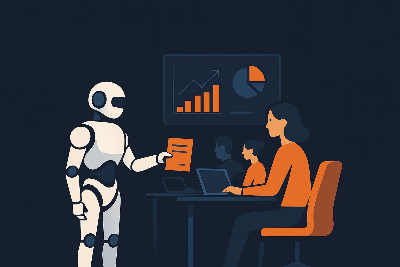 Automatyzacja księgowości — ilustracja